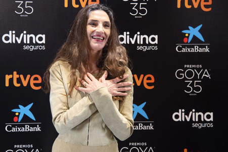 Photocall mit Angela Molina zur Goya-Verleihung in Madrid