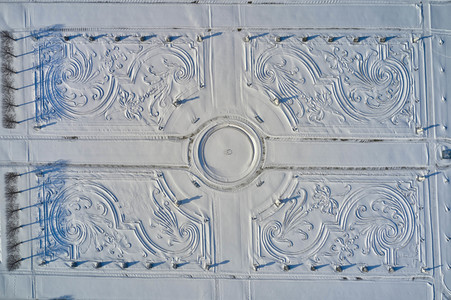 Luftbild der Herrenhäuser Gärten in Hannover