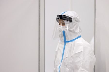 Eröffnung des Impfzentrums in der Koelnmesse in Köln