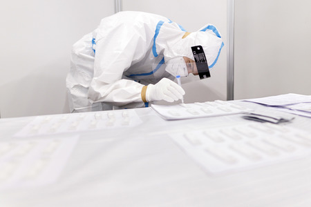 Eröffnung des Impfzentrums in der Koelnmesse in Köln