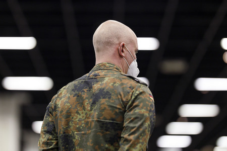 Eröffnung des Impfzentrums in der Koelnmesse in Köln