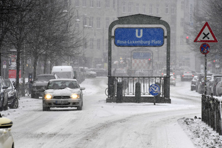 Wintereinbruch in Berlin