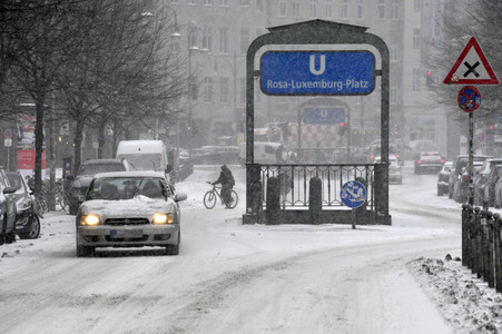 Wintereinbruch in Berlin