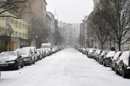 Wintereinbruch in Berlin