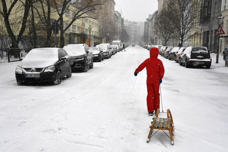 Wintereinbruch in Berlin