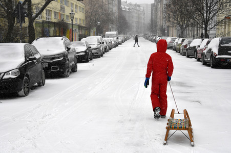 Wintereinbruch in Berlin