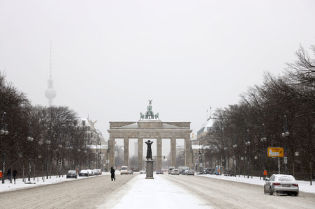 Wintereinbruch in Berlin