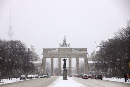 Wintereinbruch in Berlin
