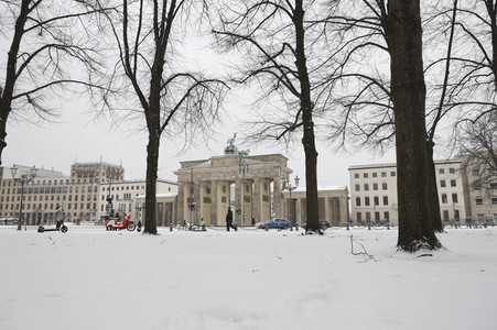 Wintereinbruch in Berlin