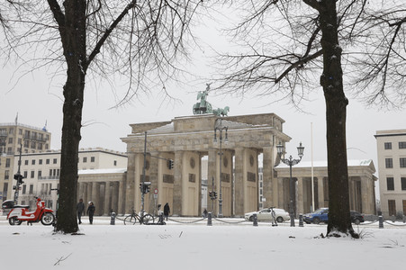 Wintereinbruch in Berlin