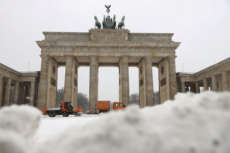 Wintereinbruch in Berlin