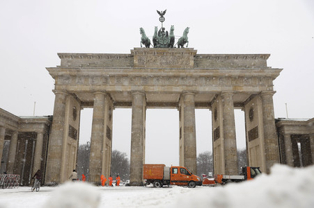 Wintereinbruch in Berlin