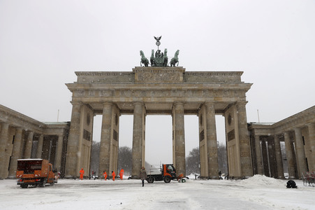 Wintereinbruch in Berlin