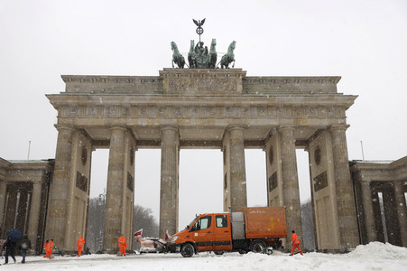 Wintereinbruch in Berlin