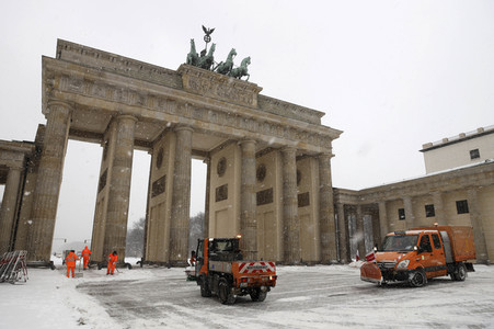 Wintereinbruch in Berlin