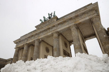 Wintereinbruch in Berlin