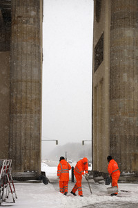 Wintereinbruch in Berlin