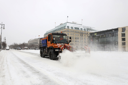 Wintereinbruch in Berlin