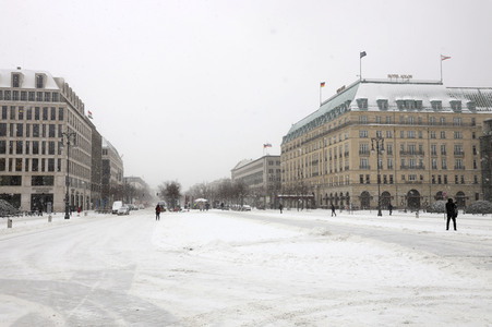 Wintereinbruch in Berlin