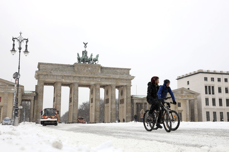 Wintereinbruch in Berlin