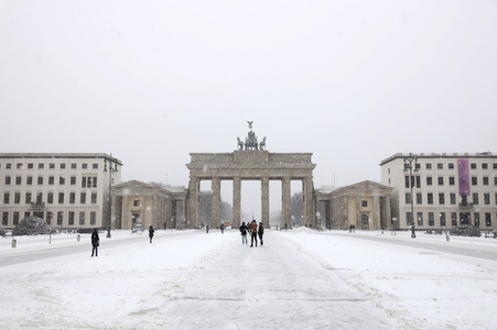 Wintereinbruch in Berlin