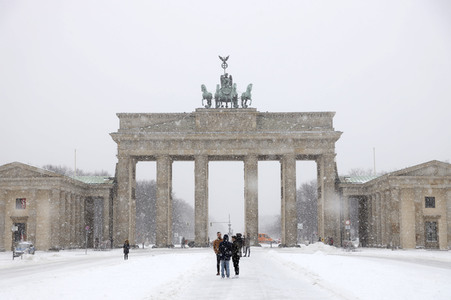 Wintereinbruch in Berlin
