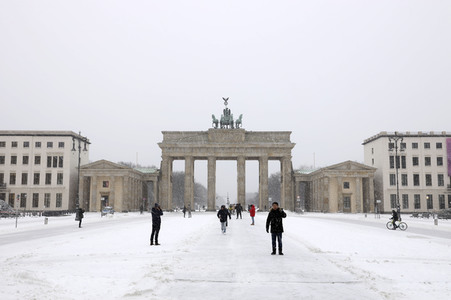 Wintereinbruch in Berlin