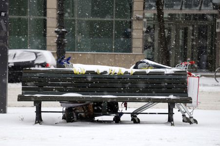 Wintereinbruch in Berlin