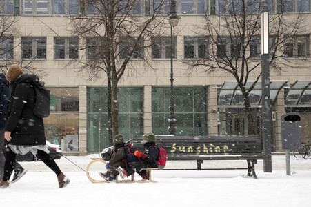 Wintereinbruch in Berlin