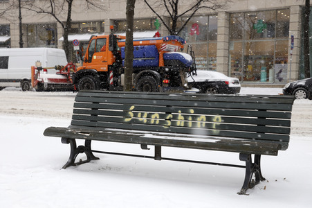 Wintereinbruch in Berlin