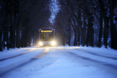 Wintereinbruch in Brandenburg