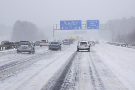 Wintereinbruch in Brandenburg