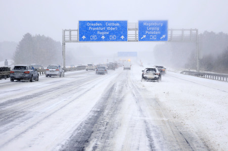 Wintereinbruch in Brandenburg
