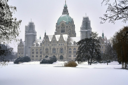 Wintereinbruch in Hannover