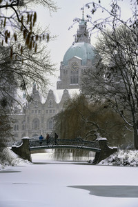 Wintereinbruch in Hannover