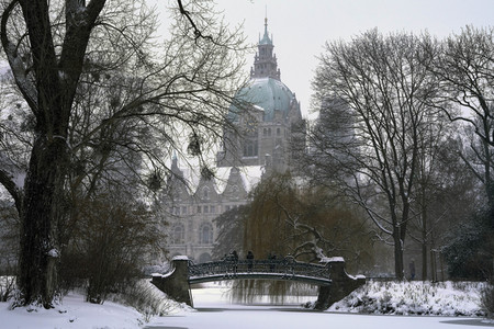 Wintereinbruch in Hannover
