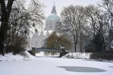 Wintereinbruch in Hannover