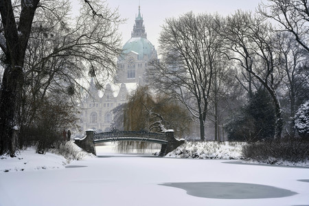 Wintereinbruch in Hannover