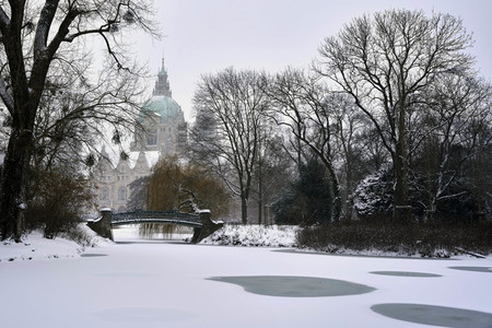 Wintereinbruch in Hannover