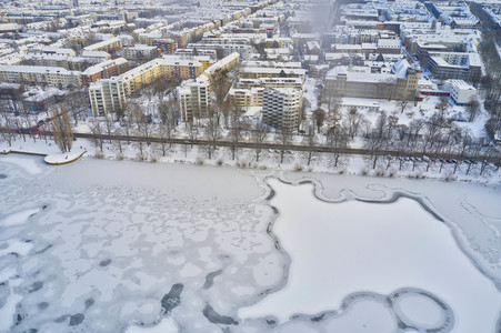 Luftbild vom Maschsee in Hannover