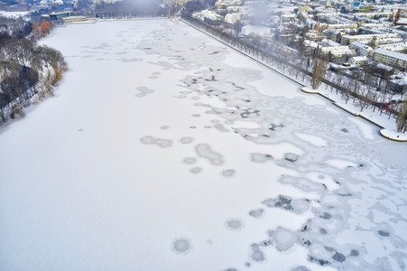 Luftbild vom Maschsee in Hannover