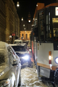 Wintereinbruch in Görlitz