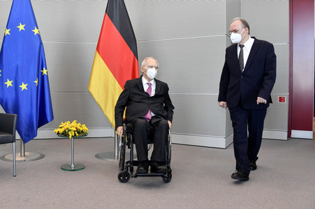 Antrittsbesuch von Bundesratspräsident Haseloff bei Bundestagspräsident Schäuble in Berlin