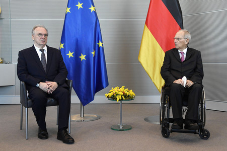Antrittsbesuch von Bundesratspräsident Haseloff bei Bundestagspräsident Schäuble in Berlin