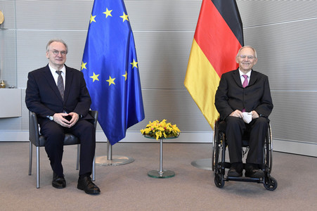 Antrittsbesuch von Bundesratspräsident Haseloff bei Bundestagspräsident Schäuble in Berlin