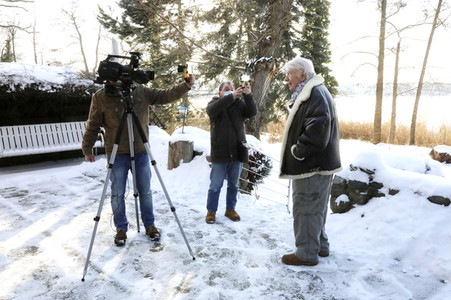 Aufzeichnung der Fernsehsendung zum 100. Geburtstag von Herbert Köfer in Berlin