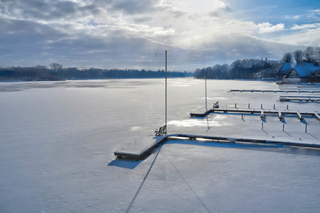 Luftbild vom Maschsee in Hannover