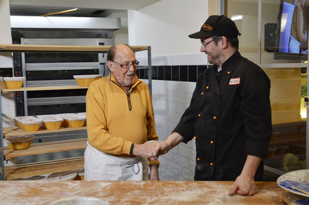 Promi-Backen mit Herbert Köfer in Löbau