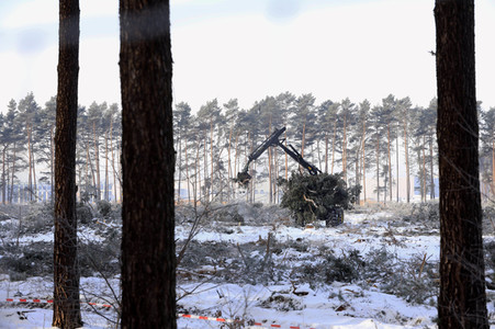 Baustelle der Tesla Gigafactory 4 in Grünheide