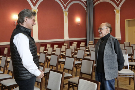 Aufzeichnung der Fernsehsendung zum 100. Geburtstag von Herbert Köfer in Beelitz